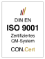 DIN EN ISO 9001 Zertifiziertes QM-System